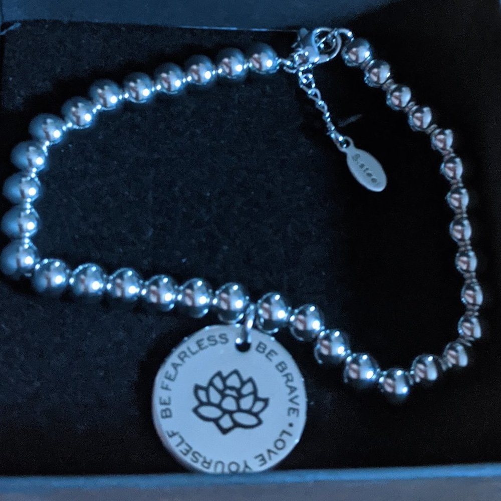 Positivity Silver Bracelet